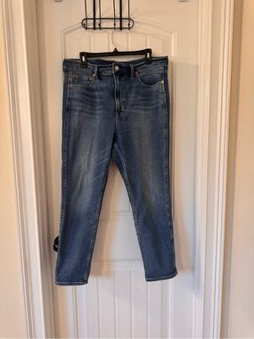 GAP Cigarette High Rise Slim Straight Jeans 33 16R